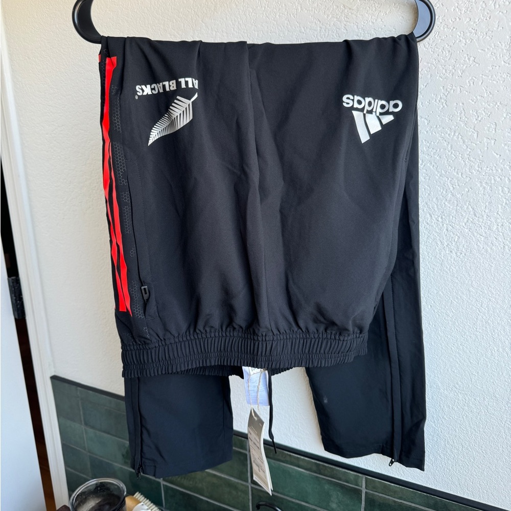 Adidas All Blacks Rugby Collab Track Pants. Small. NWT.